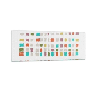 Glastavla - Bild på glas - Ett okänt spel - 140x50 cm