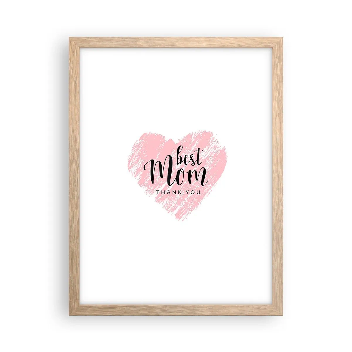 Affisch i ram av ljusek - Alltid rätt ögonblick - 30x40 cm