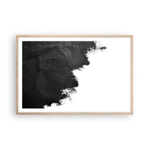 Affisch i ram av ljusek - Element: jord - 91x61 cm