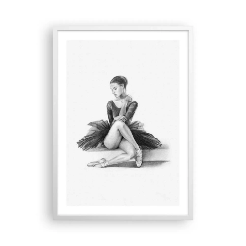 Affisch i vit ram - Förtrollad av dansen - 50x70 cm