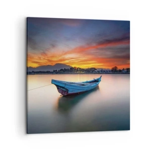 Canvastavla - Bild på duk - Det kommer en god natt - 50x50 cm