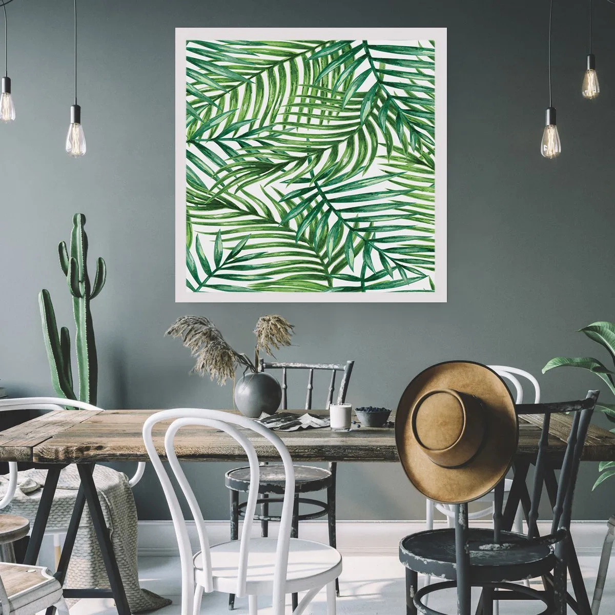 Affisch - Under gröna baldakinen - 60x60 cm