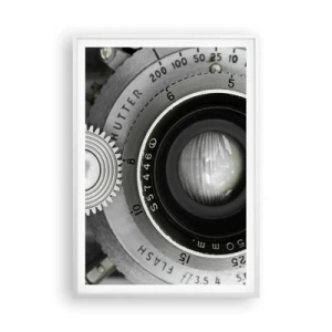 Affisch i vit ram - En berättelse om Hollywood - 70x100 cm