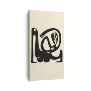 Canvastavla - Bild på duk - Nästan Picasso - 55x100 cm