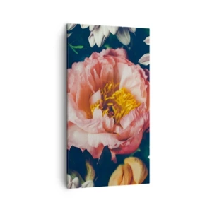 Canvastavla - Bild på duk - Med barockprakt - 45x80 cm