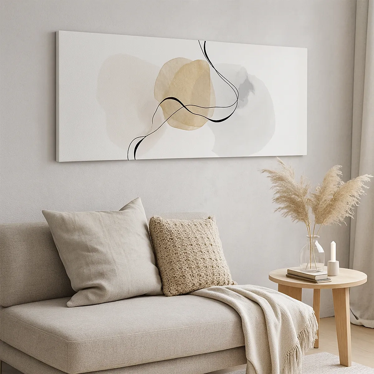 Canvastavla - Bild på duk - Luftpärlor - 30x30 cm