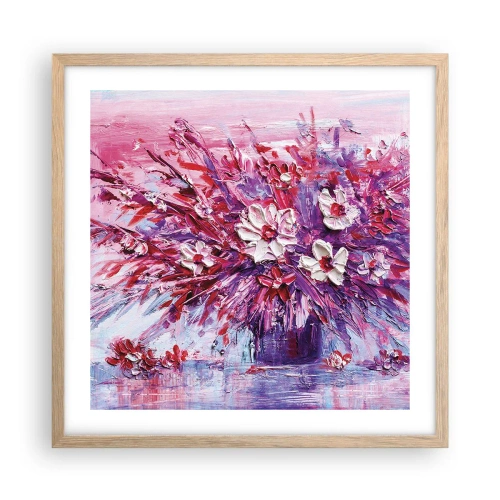 Affisch i ram av ljusek - Oskuld och passion - 50x50 cm