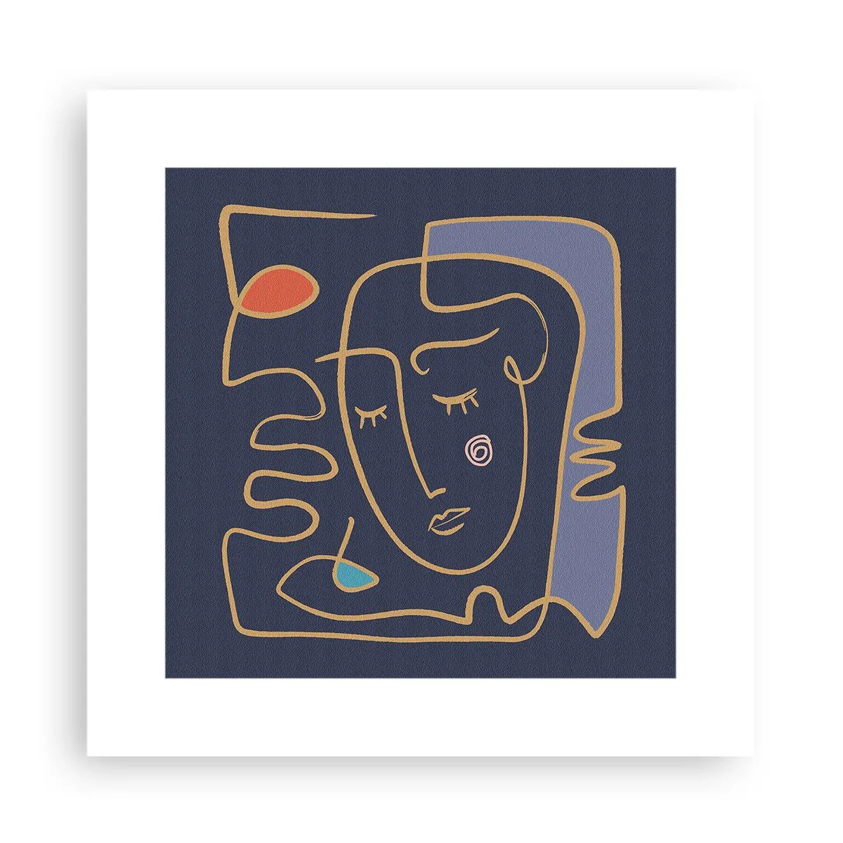 Affisch - I drömmarnas värld - 30x30 cm