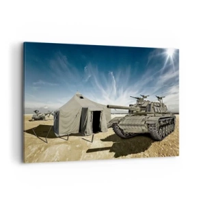 Canvastavla - Bild på duk - Militär dröm - 120x80 cm