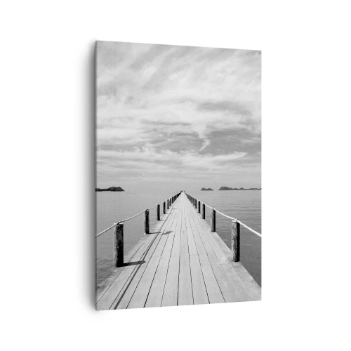 Canvastavla - Bild på duk - Kanske en resa... - 70x100 cm