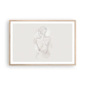 Affisch i ram av ljusek - Som ett känsligt instrument - 91x61 cm