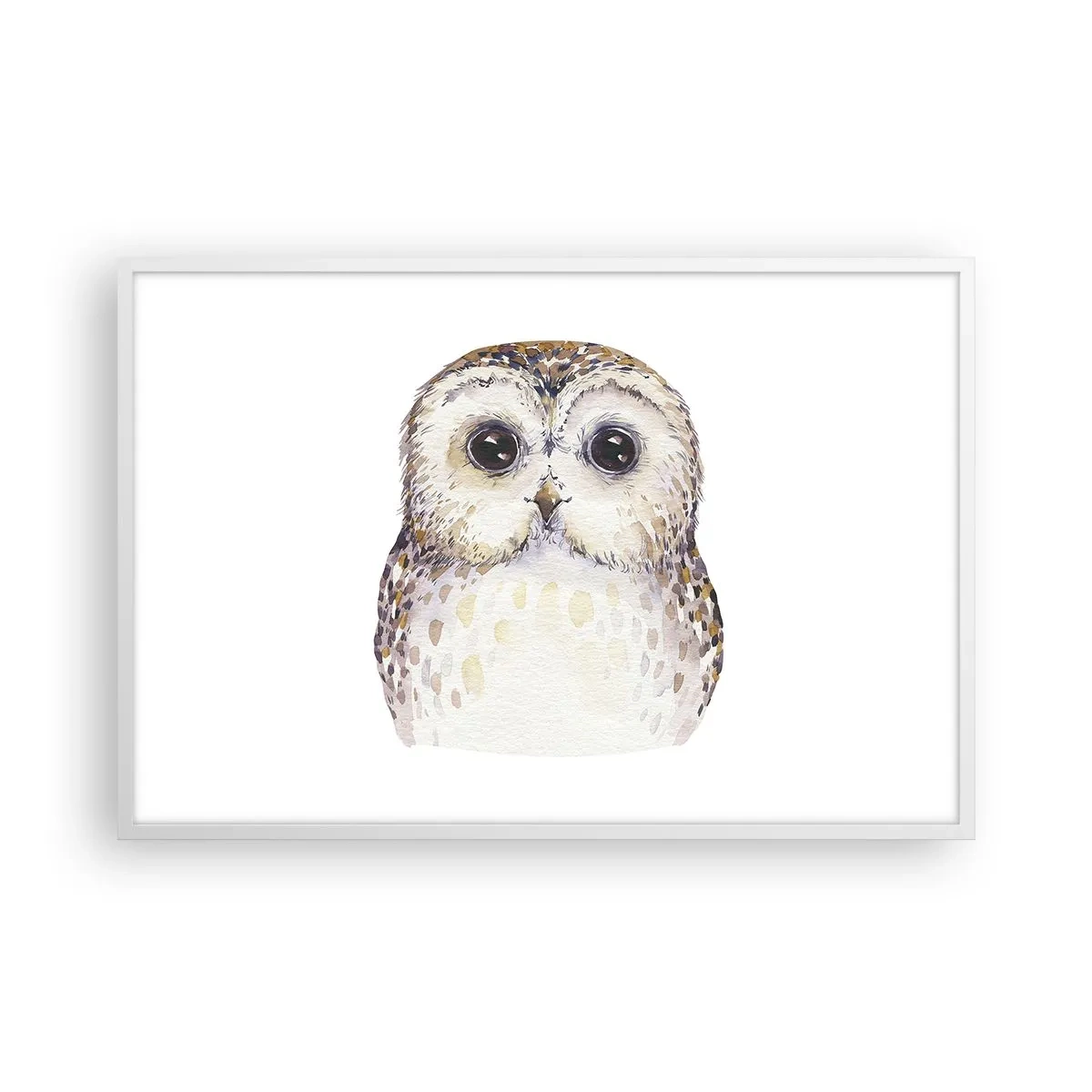 Affisch i vit ram - Titta i mina ögon - 91x61 cm