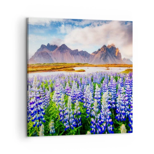 Canvastavla - Bild på duk - Styrka och stränghet bredvid mildhet - 60x60 cm