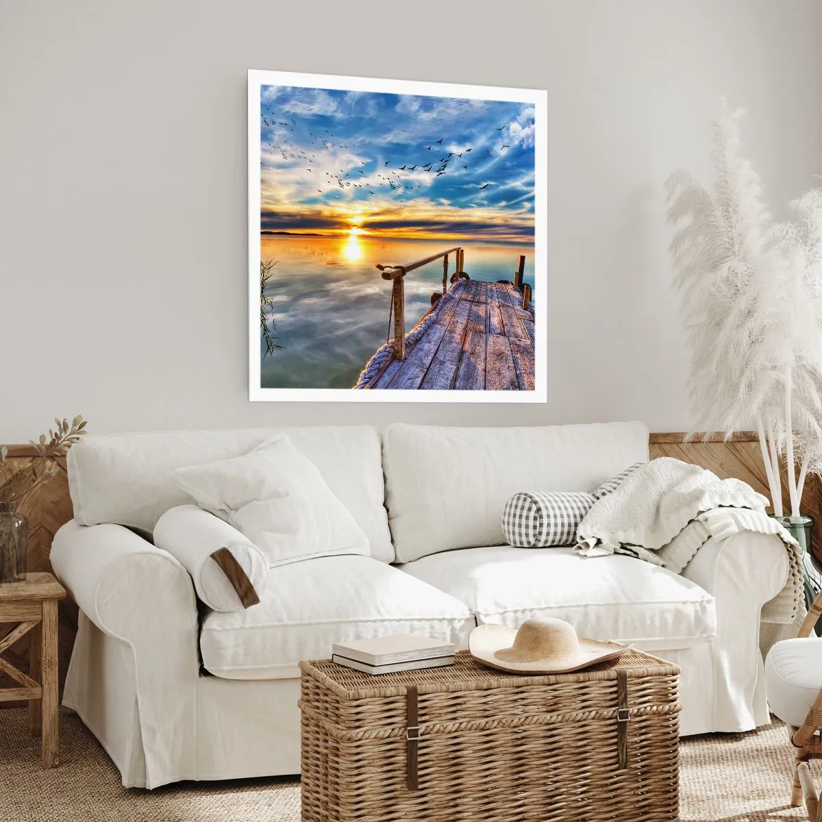 Affisch - Vinden lägger sig - 40x40 cm