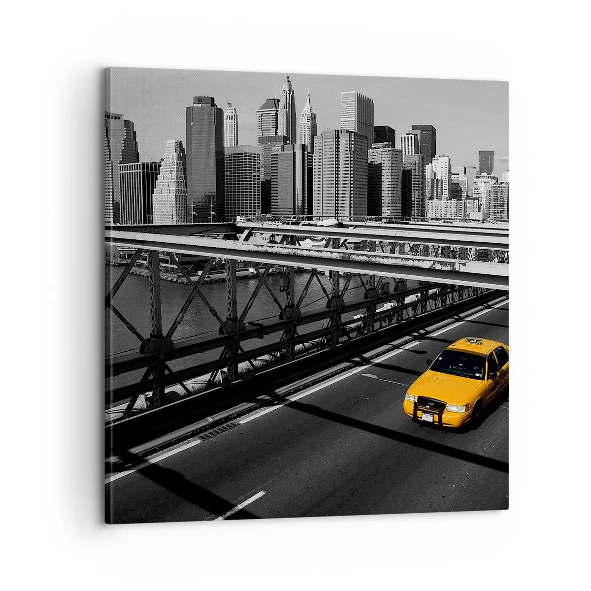 Canvastavla - Bild på duk - Storstadens färg - 60x60 cm