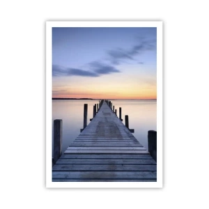 Affisch - Klara solnedgångens ro - 70x100 cm