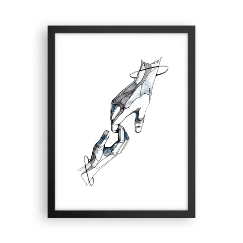 Affisch i svart ram - God gest - 30x40 cm