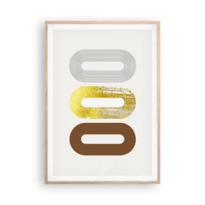 Affisch i ram av ljusek - Ooo! - 70x100 cm