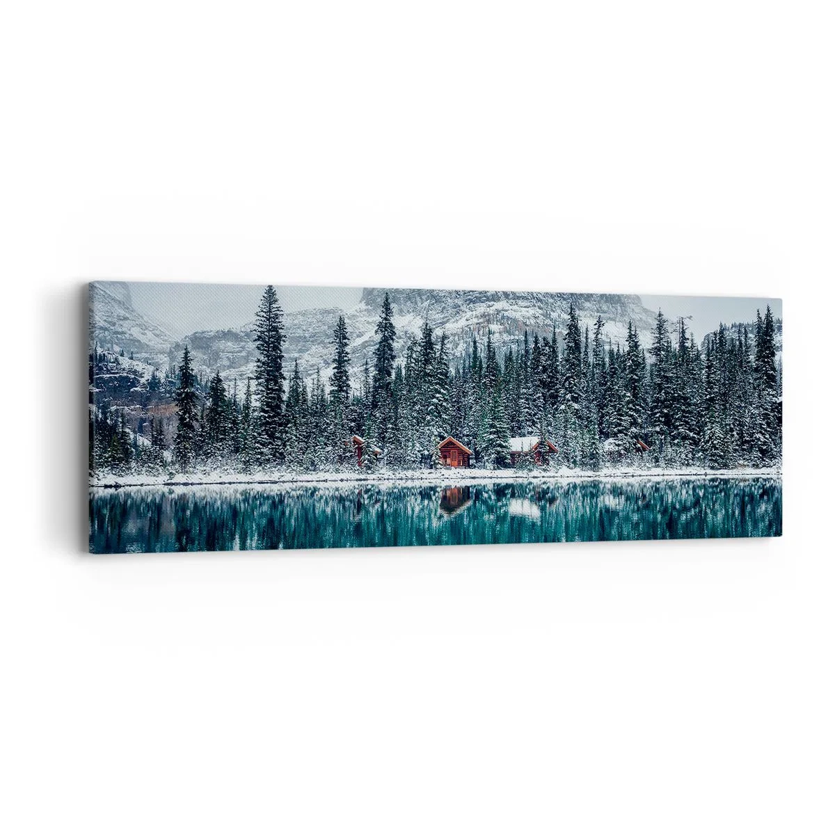 Canvastavla - Bild på duk - Kanadensisk tillflyktsort - 90x30 cm