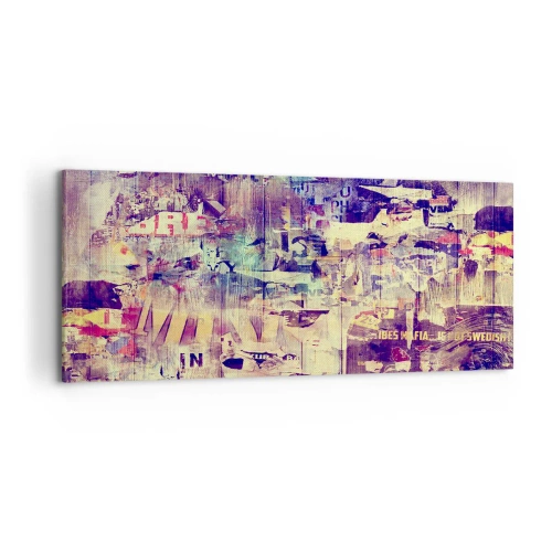 Canvastavla - Bild på duk - Och så mycket blir det klar - 120x50 cm