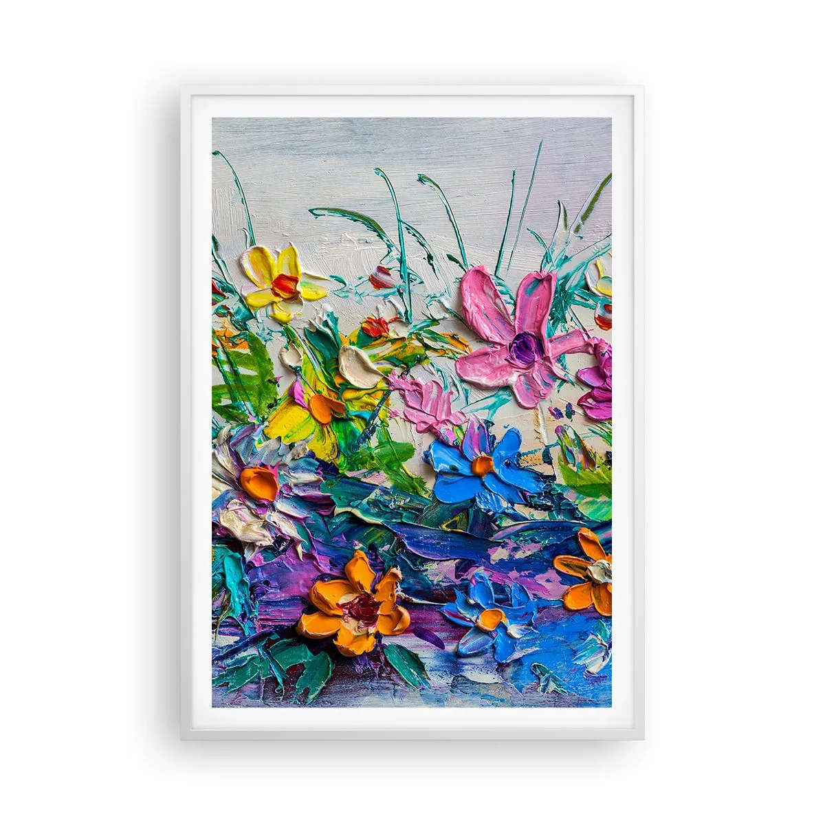 Affisch i vit ram - Icke stilleben - 70x100 cm