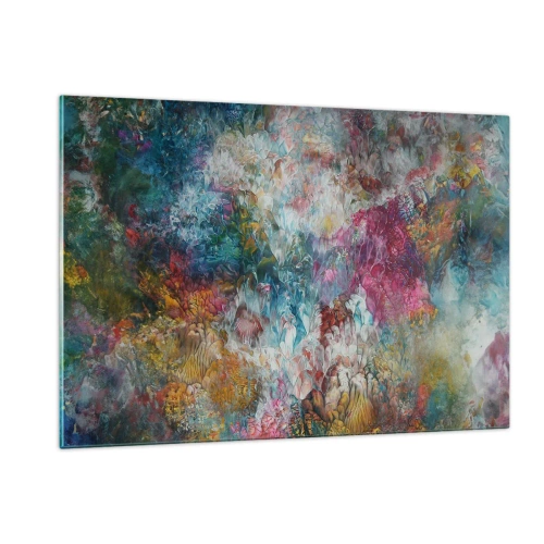 Glastavla - Bild på glas - I full blom - 120x80 cm