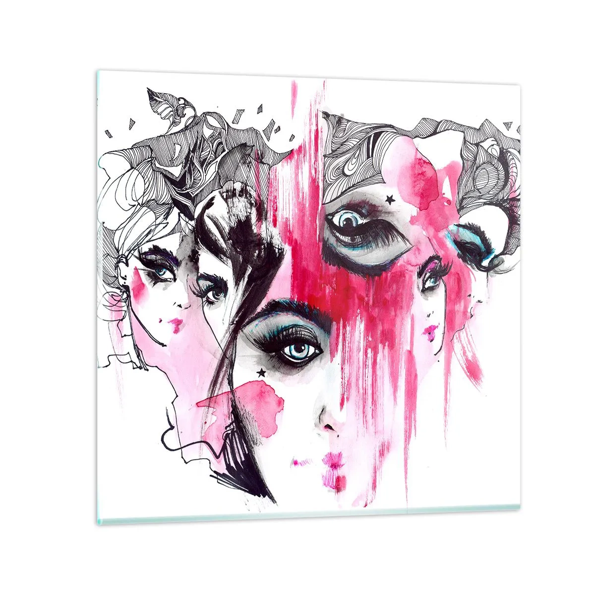 Glastavla - Bild på glas - , - 60x60 cm