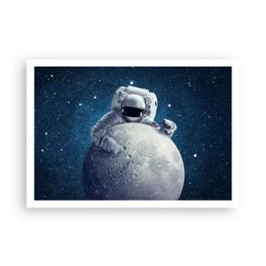Affisch - Skojare i rymden - 100x70 cm