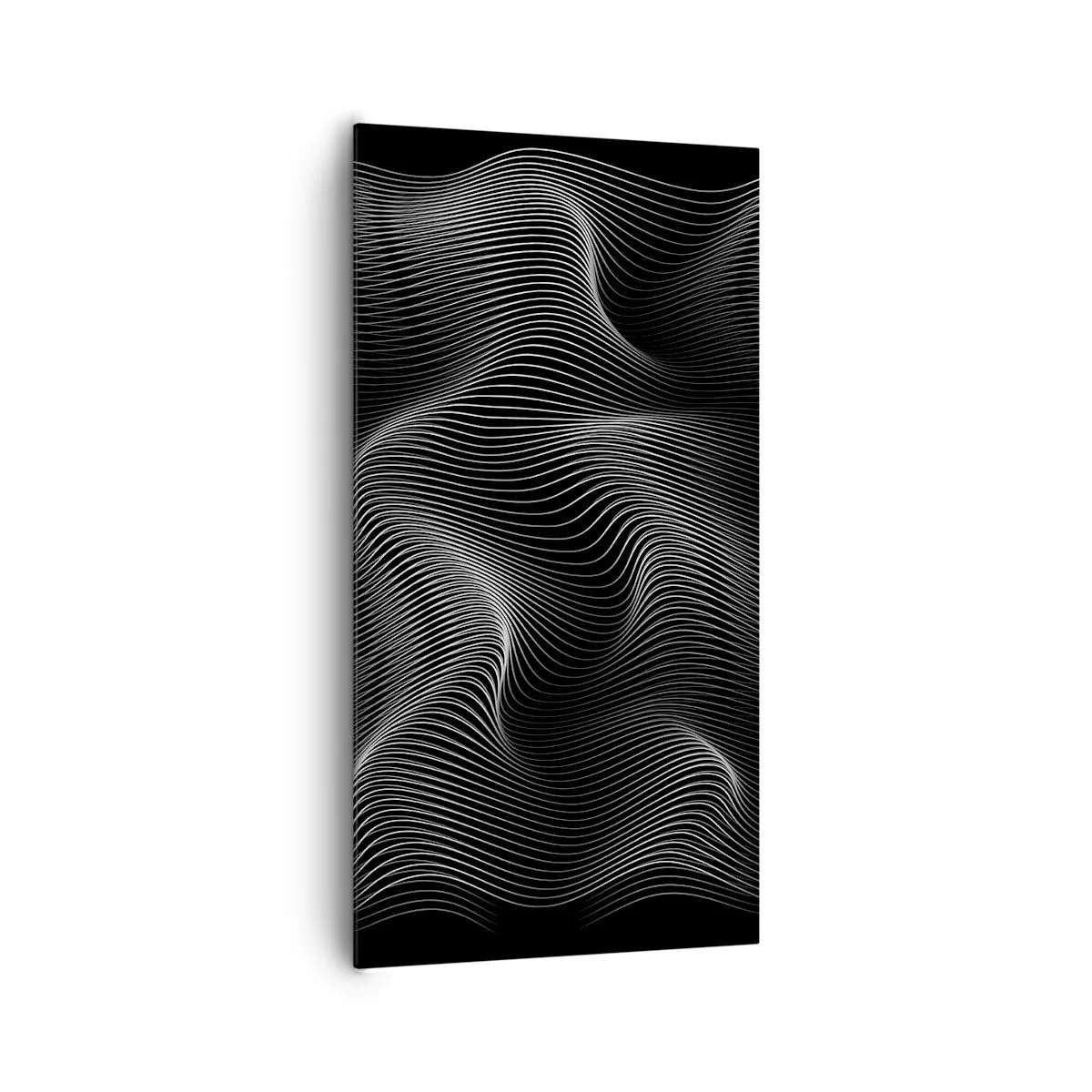 Canvastavla - Bild på duk - Ljusets dans i rymden - 65x120 cm