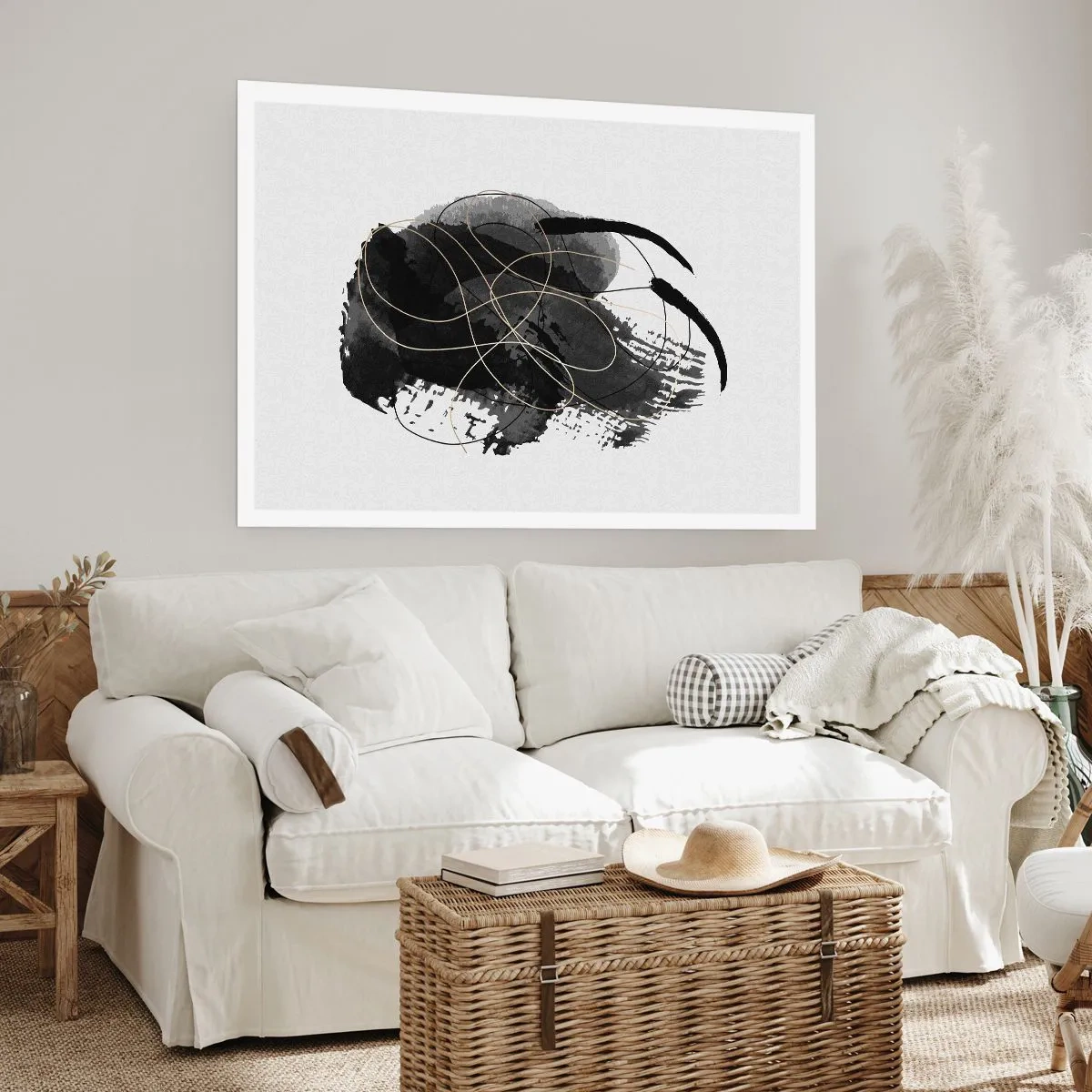 Affisch - Uppkommen ur svärta - 70x50 cm