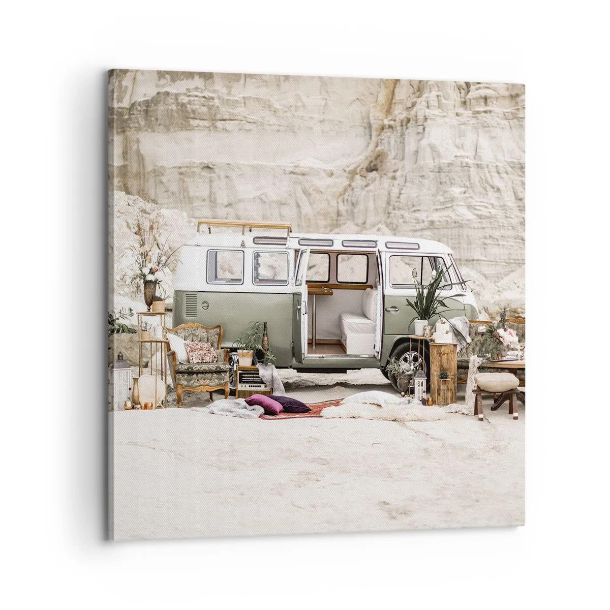 Canvastavla - Bild på duk - Dags att börja resan - 60x60 cm