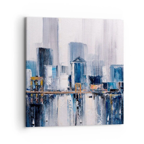 Canvastavla - Bild på duk - New York-impression - 70x70 cm