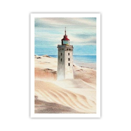 Affisch - Tittar alltid i havet - 61x91 cm