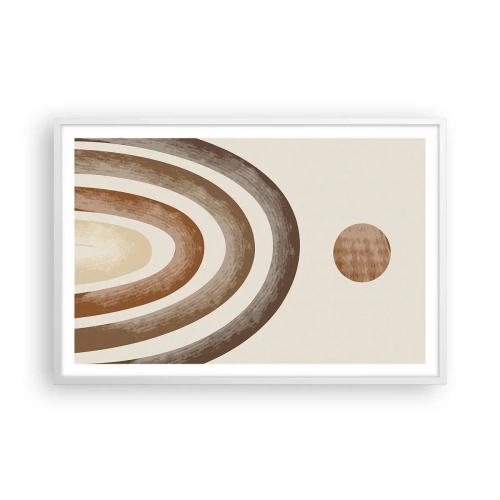 Affisch i vit ram - I den avlägsna galaxen - 91x61 cm