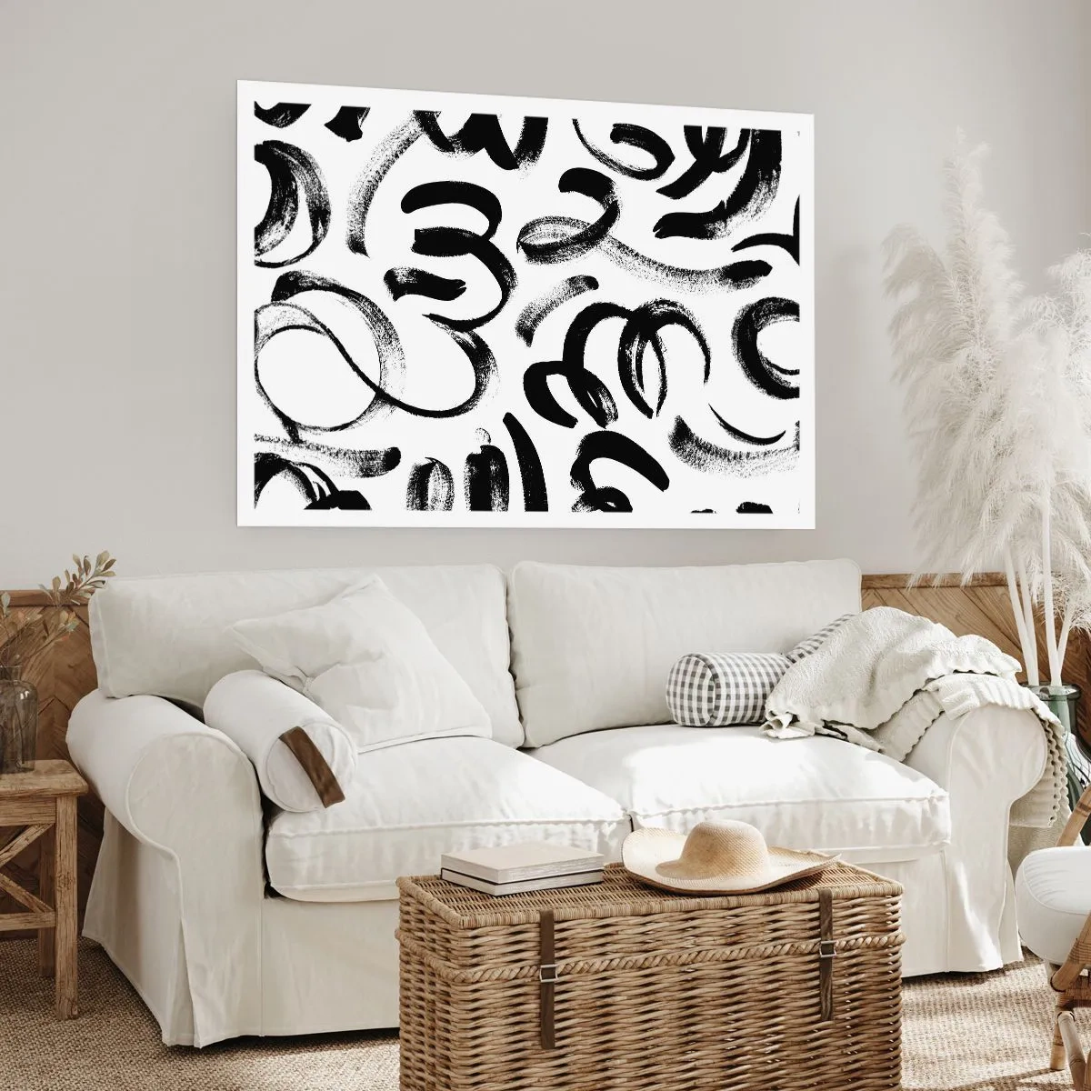 Affisch - Svart på vitt - 91x61 cm