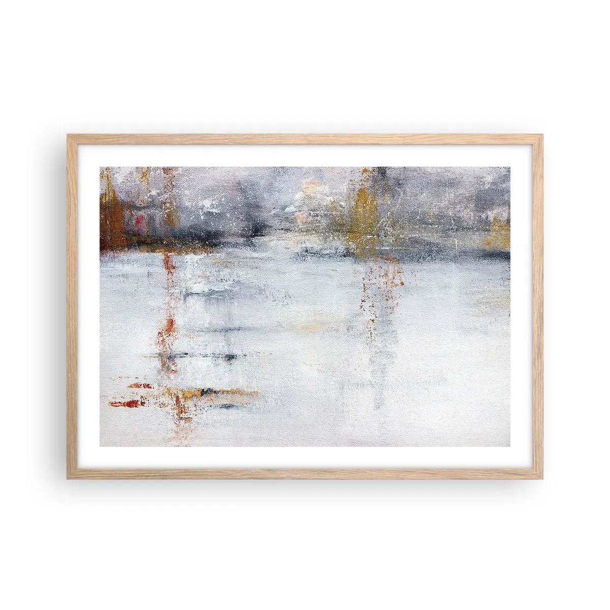 Affisch i ram av ljusek - Bakom luftridån - 70x50 cm