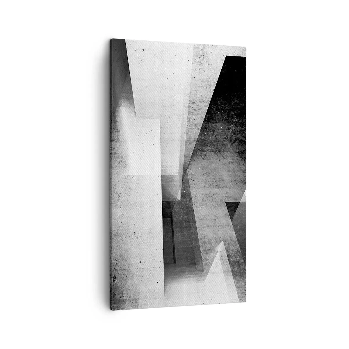 Canvastavla - Bild på duk - Rummets struktur - 45x80 cm