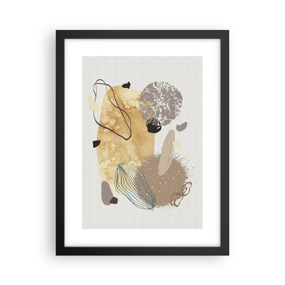 Affisch i svart ram - Olika former - 30x40 cm