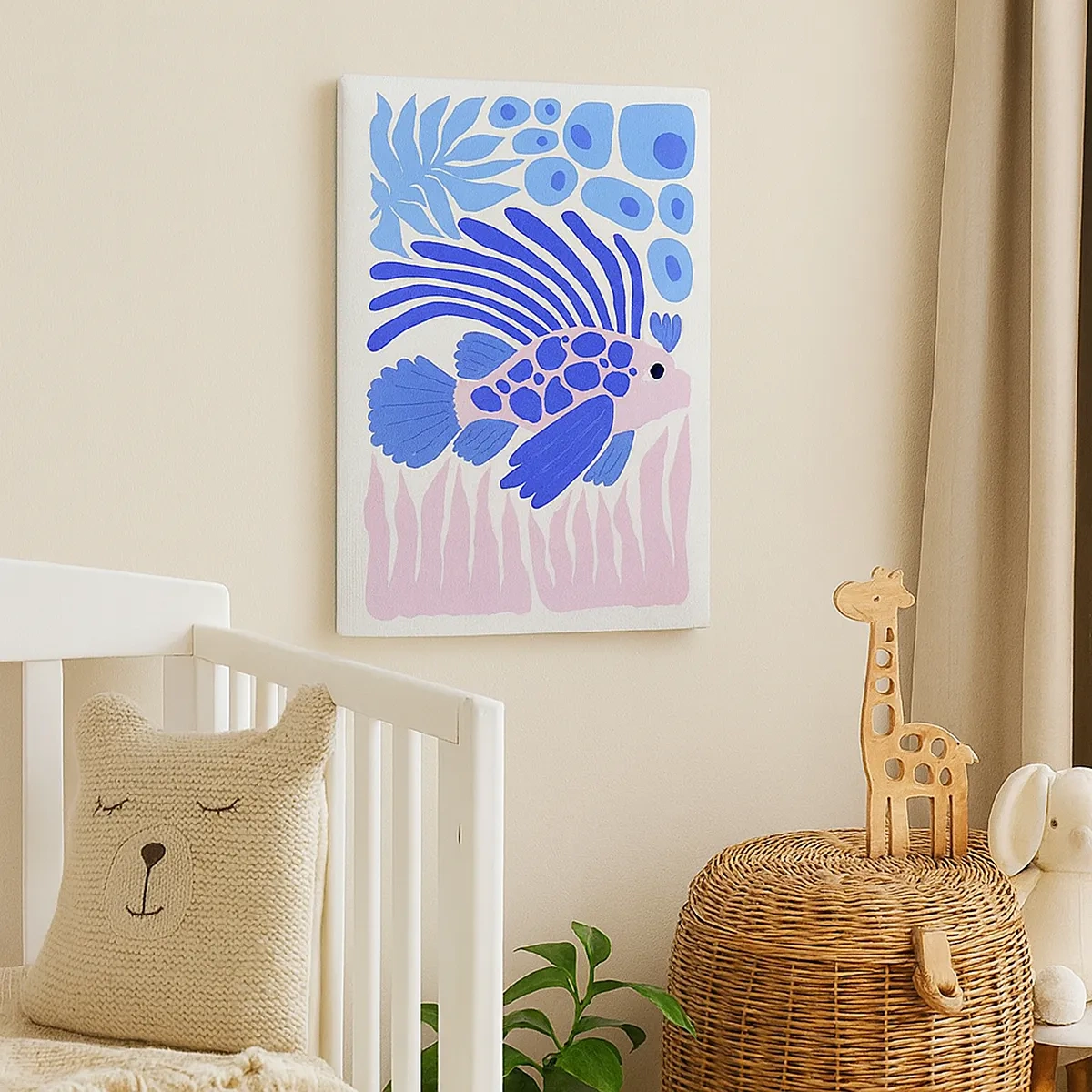 Canvastavla - Bild på duk - I sitt rätta miljö - 50x70 cm