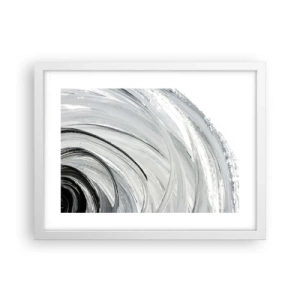 Affisch i vit ram - Orbital komposition - 40x30 cm