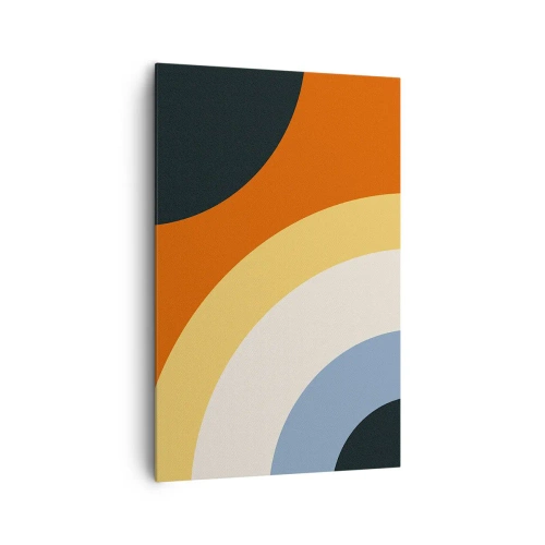 Canvastavla - Bild på duk - Mot varandra - 80x120 cm