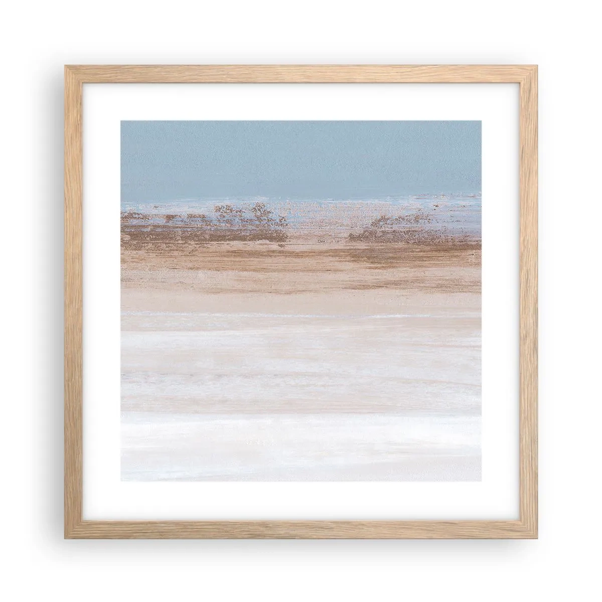 Affisch i ram av ljusek - Tvetydigt landskap - 40x40 cm