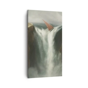 Canvastavla - Bild på duk - Livets varning - 45x80 cm