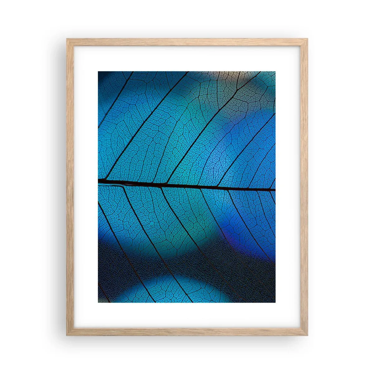 Affisch i ram av ljusek - Invecklad konstruktion - 40x50 cm