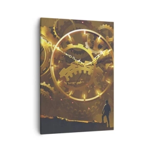 Canvastavla - Bild på duk - Hos tidens källor - 50x70 cm