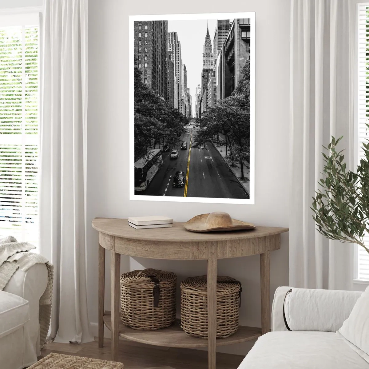 Affisch - En morgon i New York - 70x100 cm