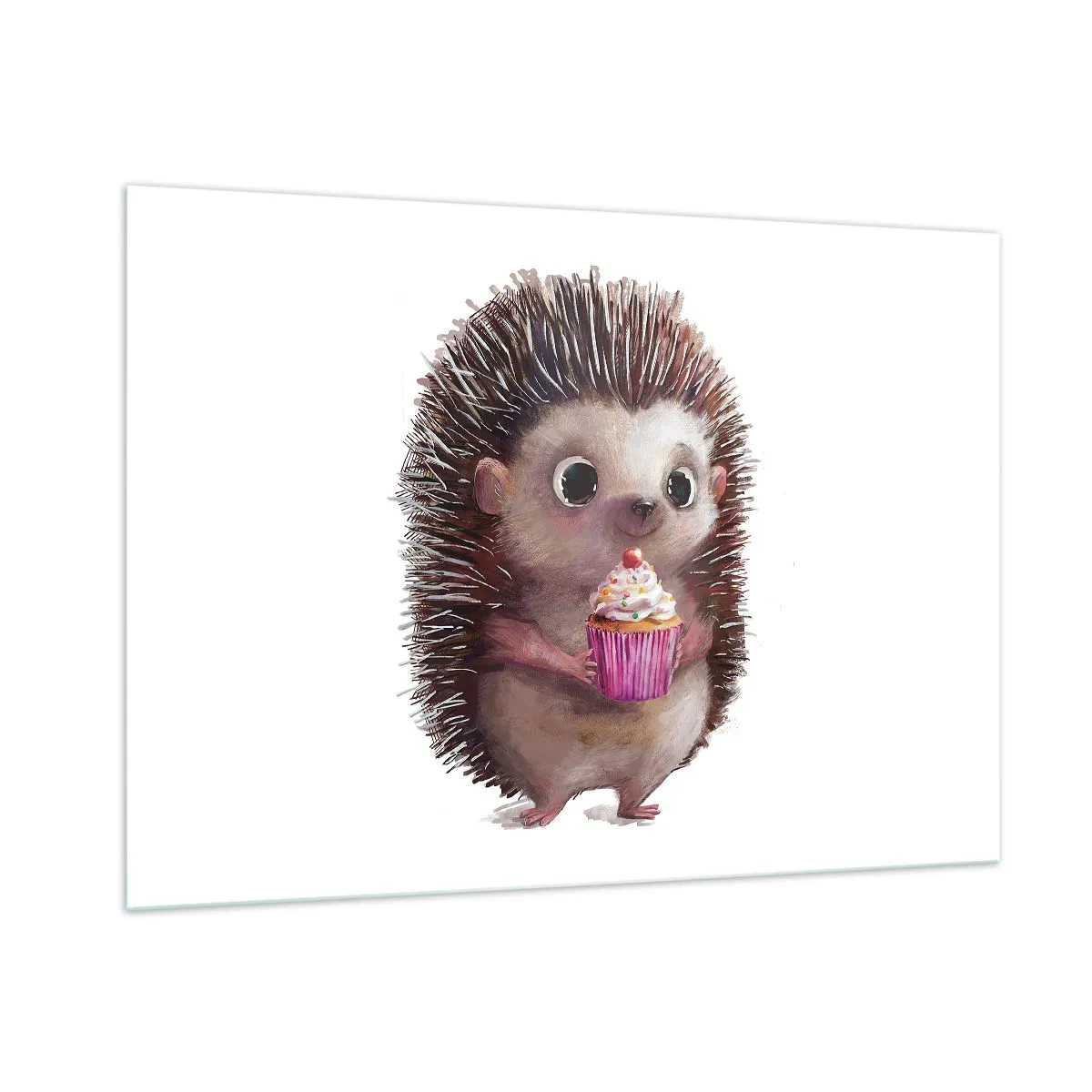 Glastavla - Bild på glas - Varje dag är helgdag - 100x70 cm