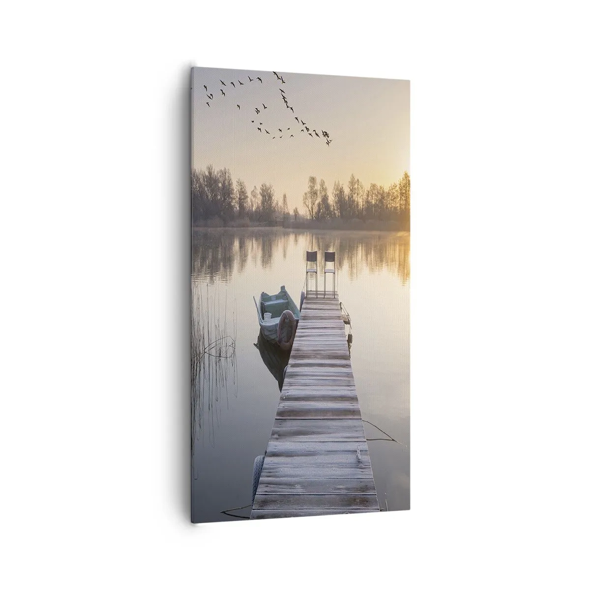 Canvastavla - Bild på duk - Kommer tillbaka om en viss tid - 65x120 cm