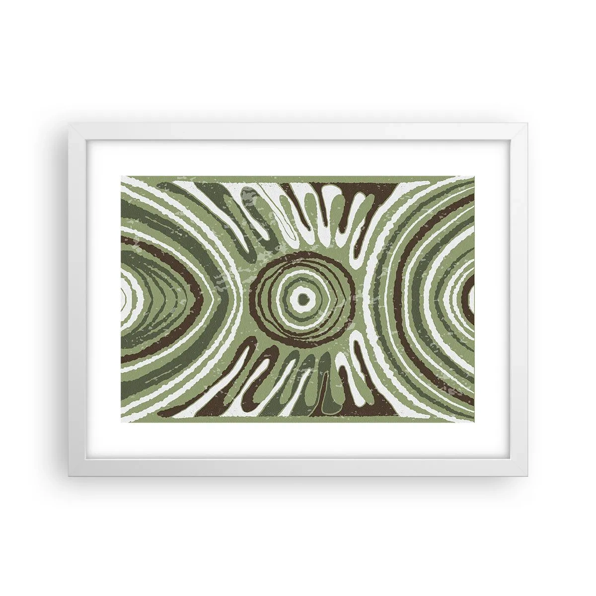 Affisch i vit ram - Explosion av känslor - 40x30 cm