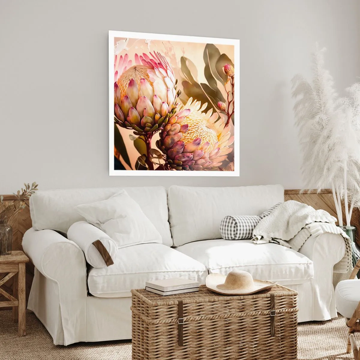 Affisch - Ömsint omfamnad - 30x30 cm